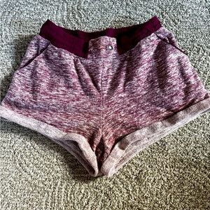 Juniors purple shorts